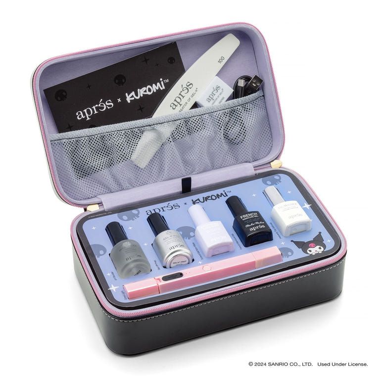 Apres Gel X Nail Extension Kit - Kuromi X Apres Collaboration | Professional Salon Quality Nail Tips for Long-Lasting Manicures | Perfect for Special Occasions, Weddings, and Everyday Glam
