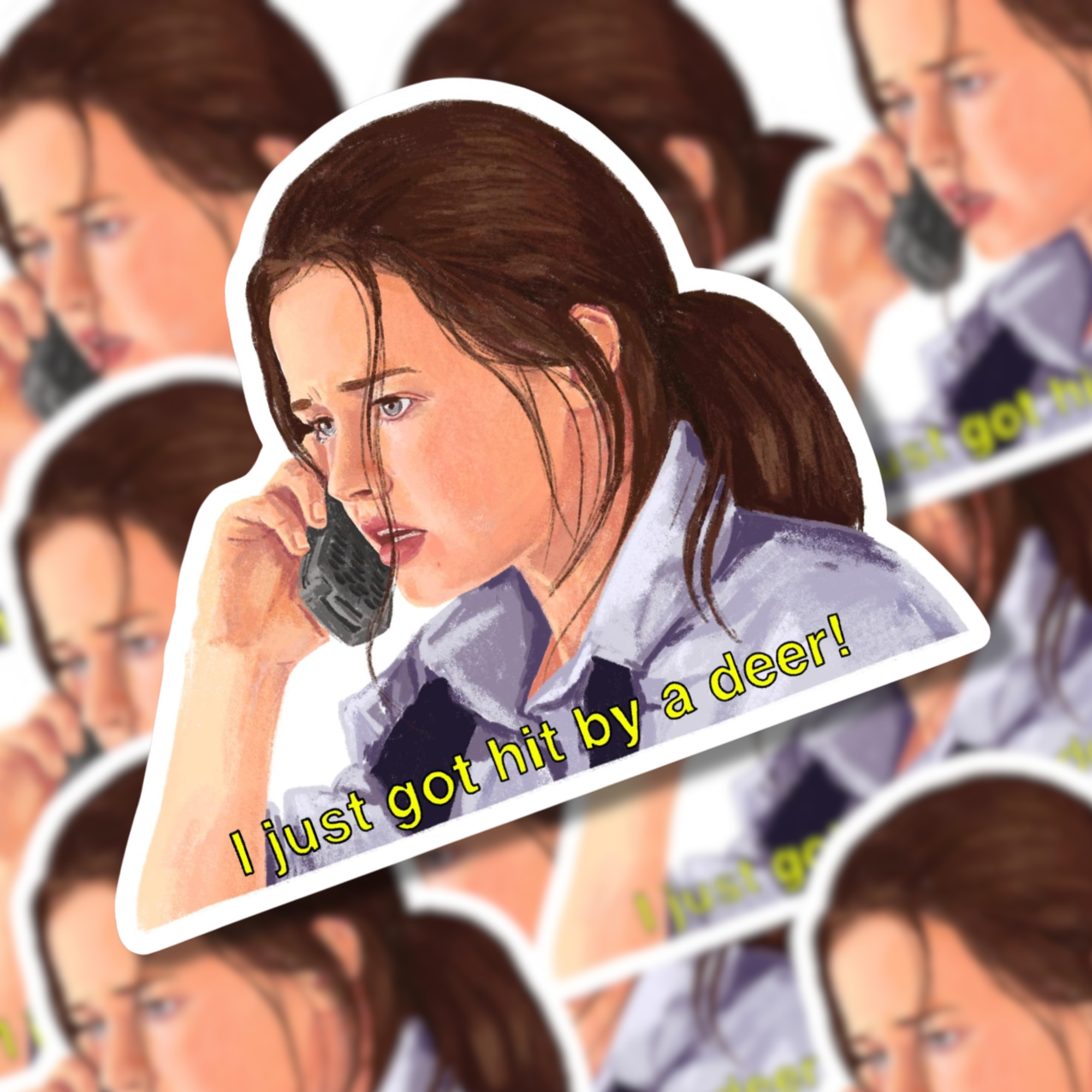 Rory Gilmore Stickers - Fun & Cute Stickers for Laptops, Water Bottles, Journals - Perfect for Gilmore Girls Fans & Aesthetic Lovers
