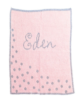 Butterscotch Blankets - Soft Metallic Dot Throw Blanket for Cozy Home Decor, Bedroom & Living Room