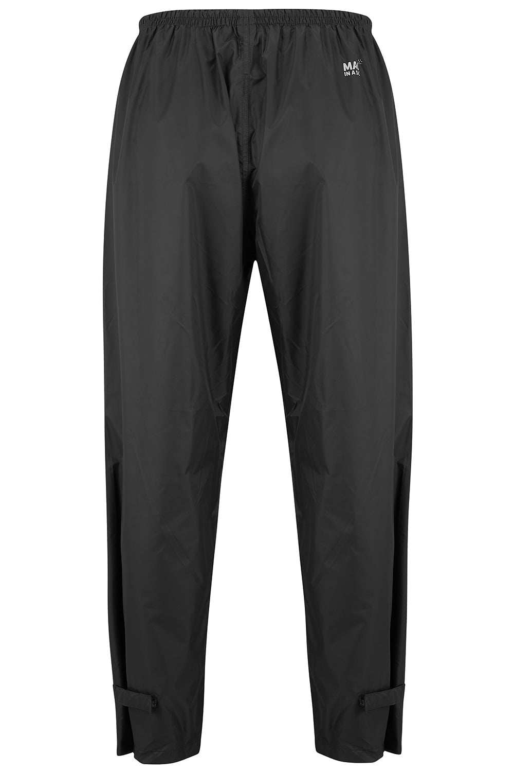 Mac In A Sac Overtrouser 2 - Waterproof Black Rain Pants for Hiking & Outdoor Activities