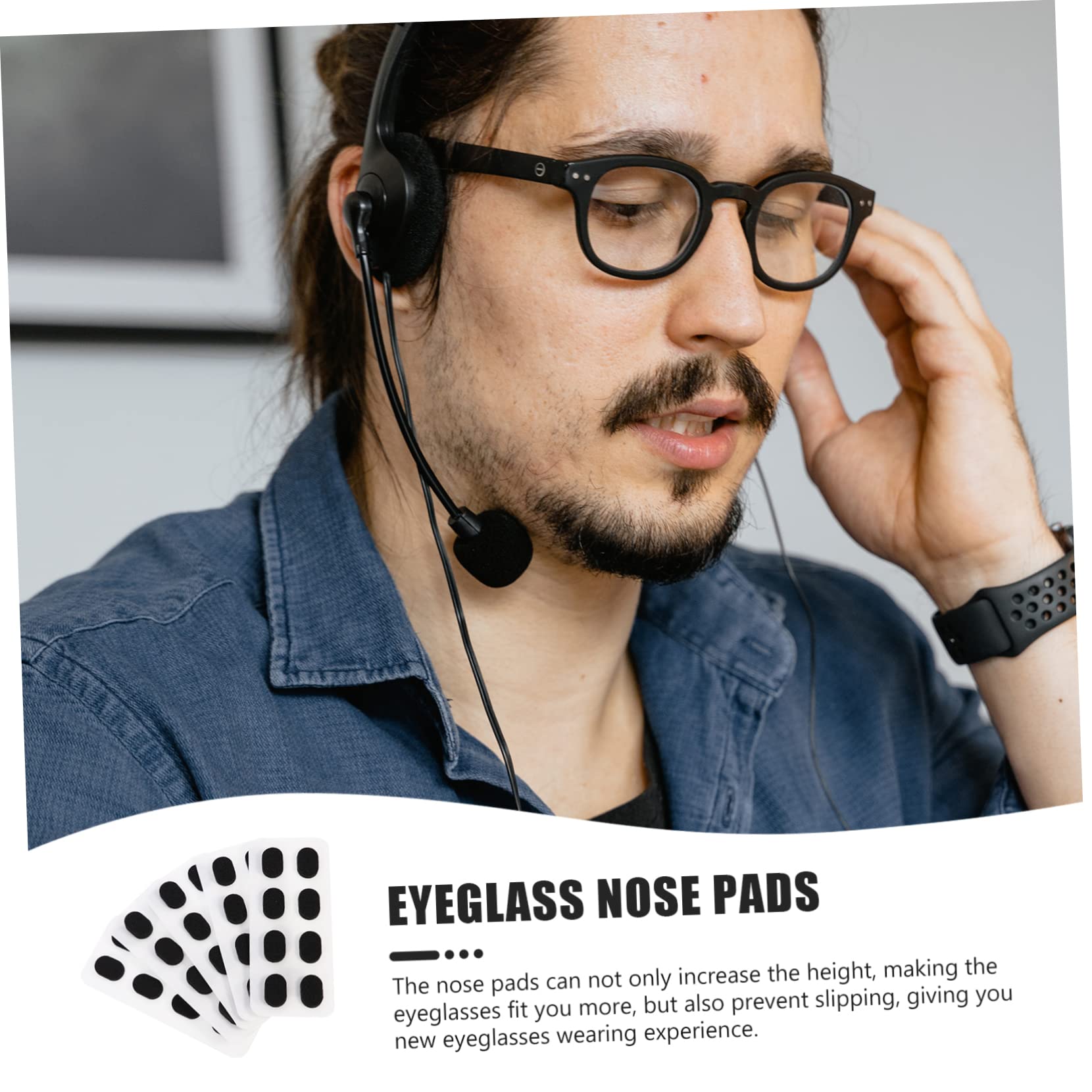 400 Pairs Soft Silicone & EVA Foam Glasses Nose Pads - Universal Eyewear Accessories for Comfort & Repair - Perfect for Reading, Computer Use, and Daily Wear