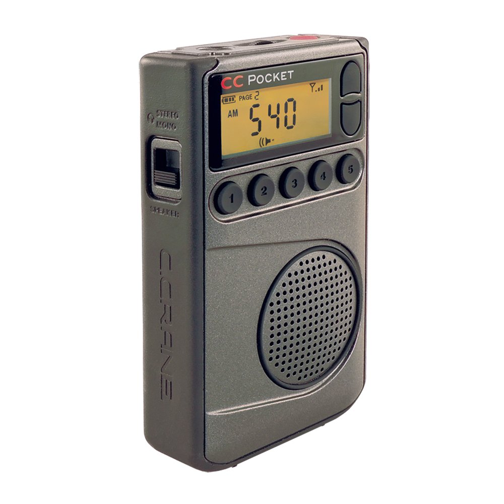 Portable AM FM NOAA Weather Radio with Digital Clock & Sleep Timer - Emergency Alert, Outdoor Camping, Travel & Home Use