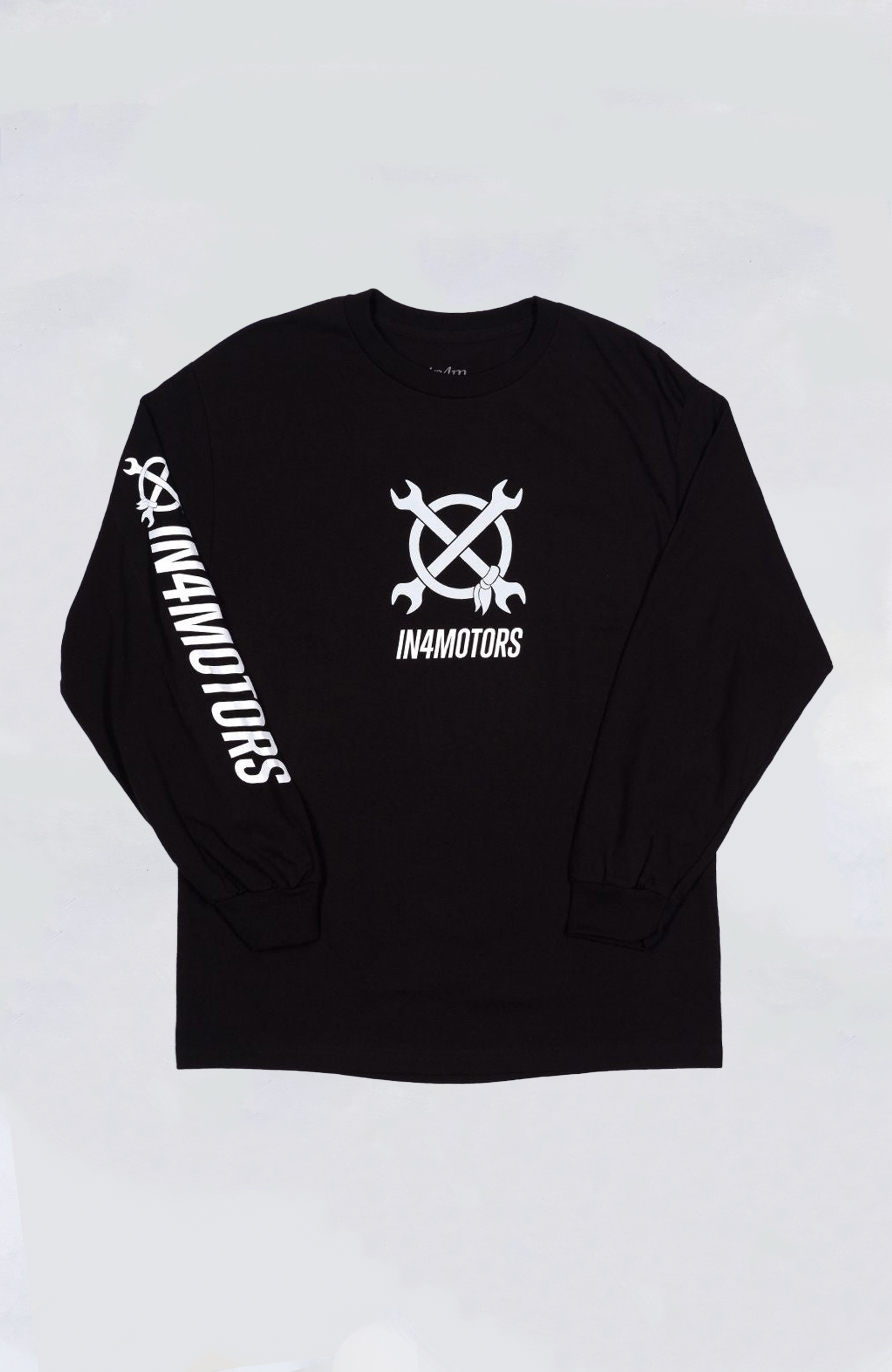 In4mation Block Long Sleeve T-Shirt for Men - Comfortable Cotton Crewneck Top for Casual Wear, Street Style & Everyday Outfits