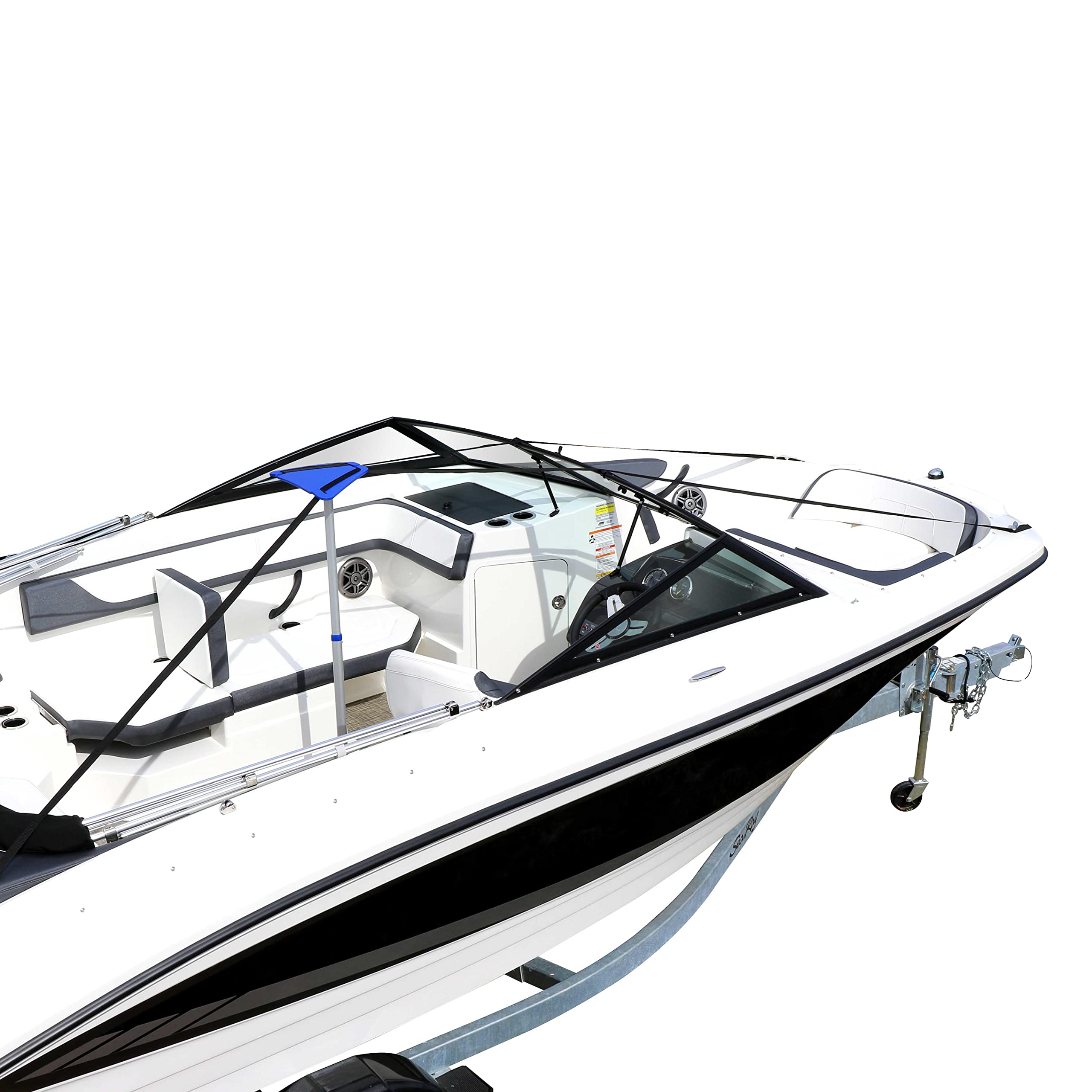 Camco 41970 Boat Cover Support Kit - Heavy Duty Adjustable Poles for Marine & RV Covers - Perfect for Boats, Yachts, Trailers & Campers (Set of 4)
