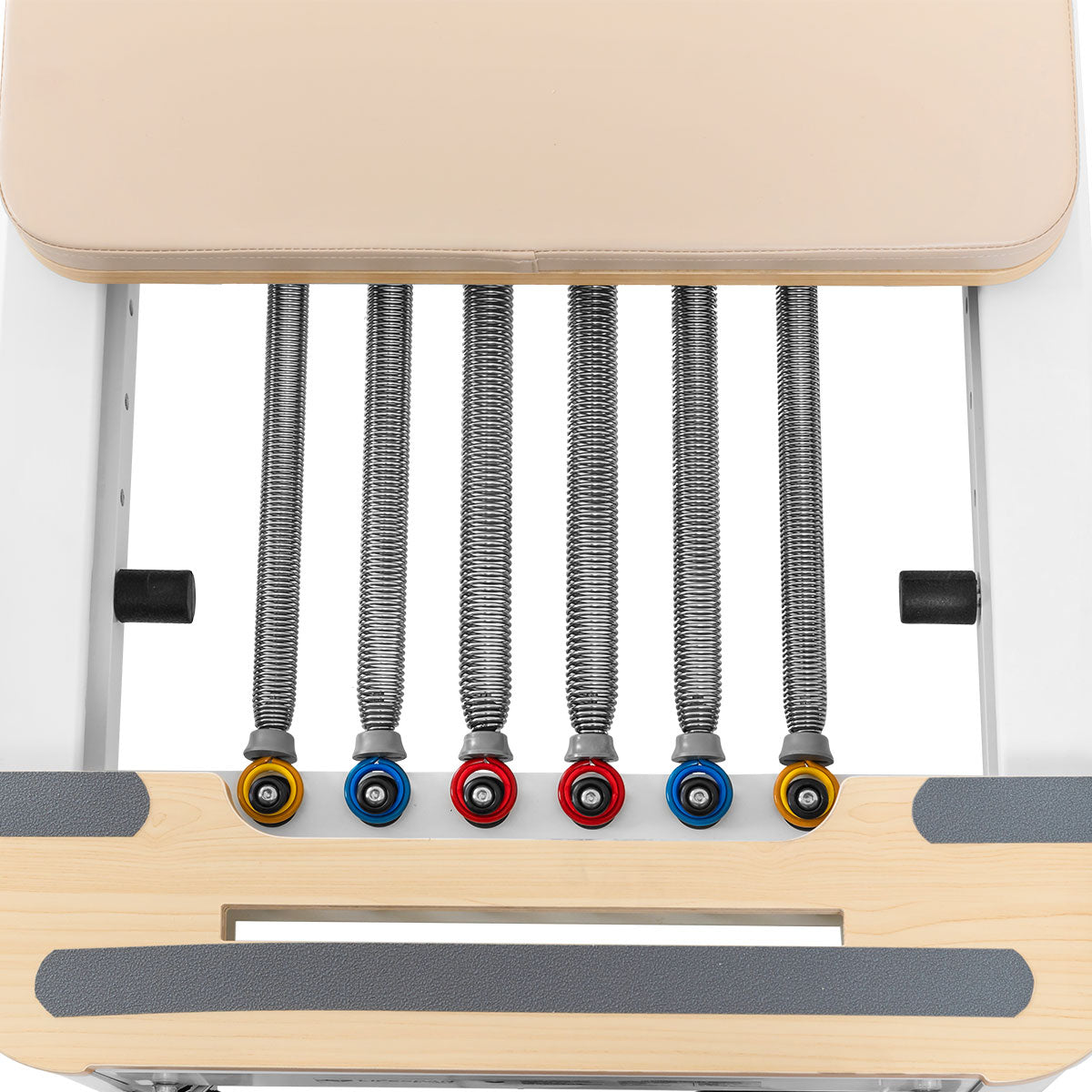 Contour Studio Professional Pilates Reformer Machine for Home & Studio Use - Commercial Grade Equipment for Full Body Workout - Beige (Ideal for Pilates Studios, Home Gyms & Fitness Trainers)