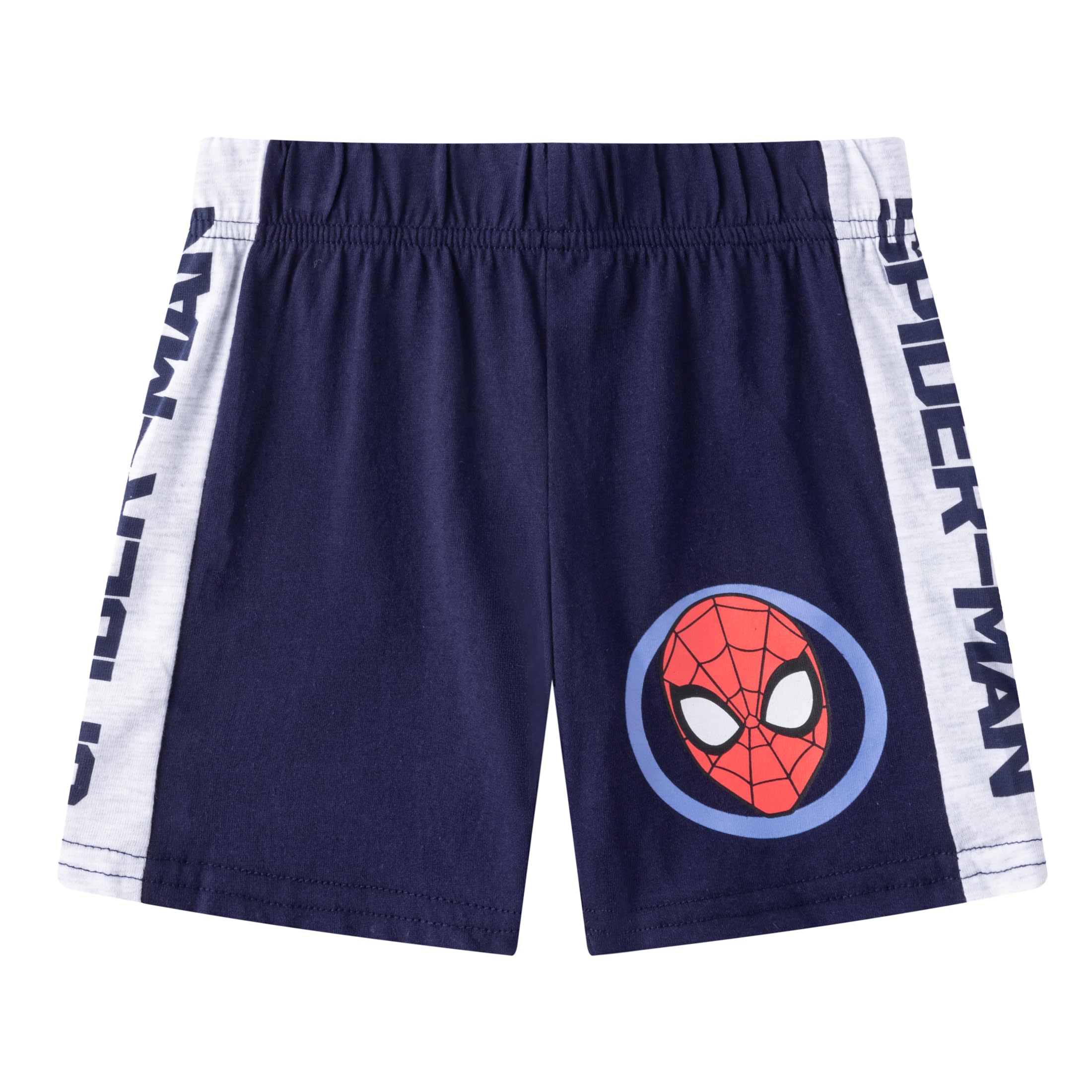 Marvel Spider-Man Boys 4-Piece Mix & Match T-Shirt and Shorts Set for Toddlers | Superhero Costume Outfit for Kids Birthday, Halloween & Cosplay