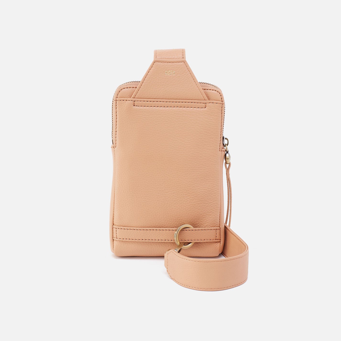 Premium Pebbled Leather Grant Sling Bag in Porcini Brown - Stylish Crossbody Purse for Women, Perfect for Work, Travel & Everyday Use