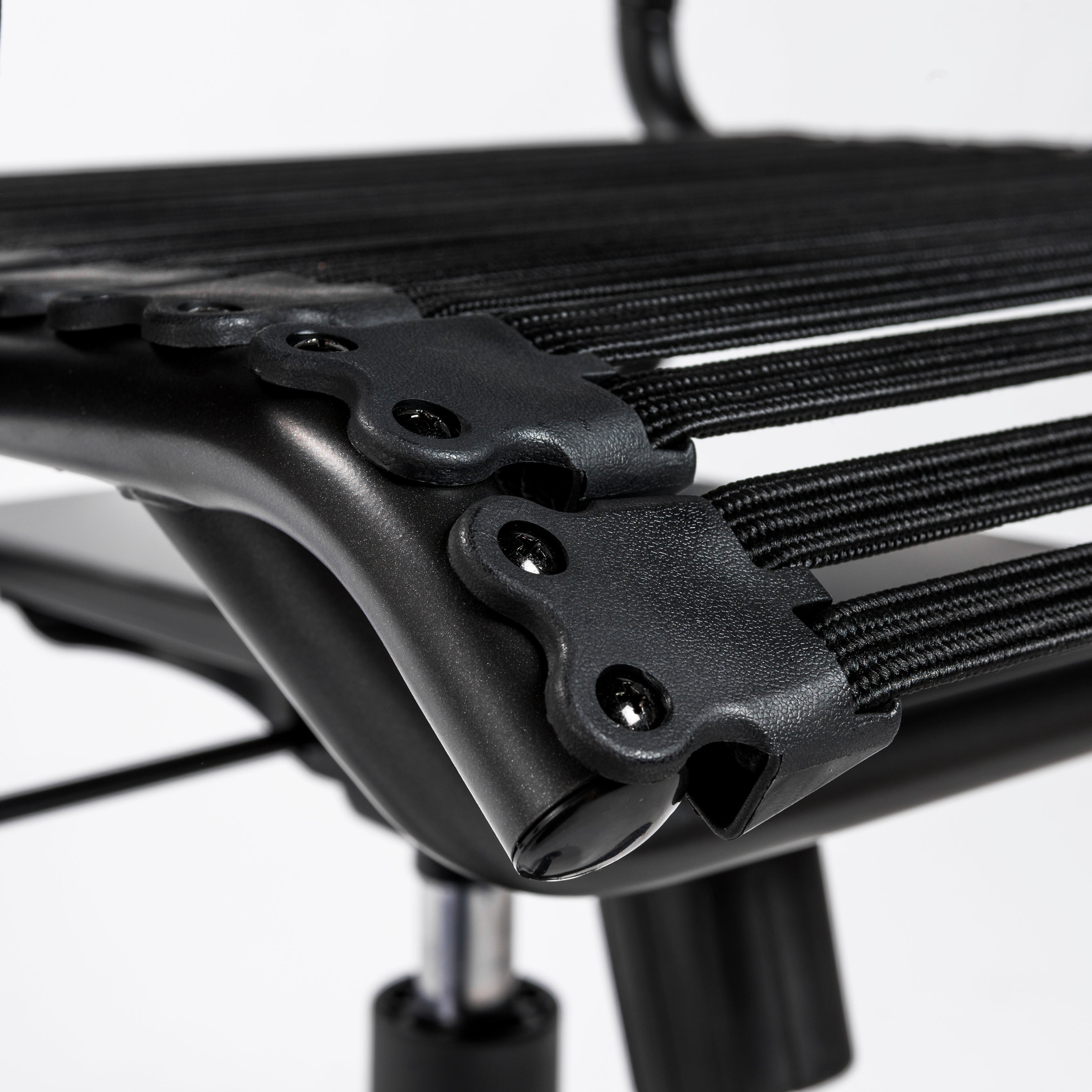Allison Bungie Flat High Back Office Chair - Black Mesh with Graphite Frame & Base | Ergonomic Desk Chair for Home Office, Gaming & Workspace