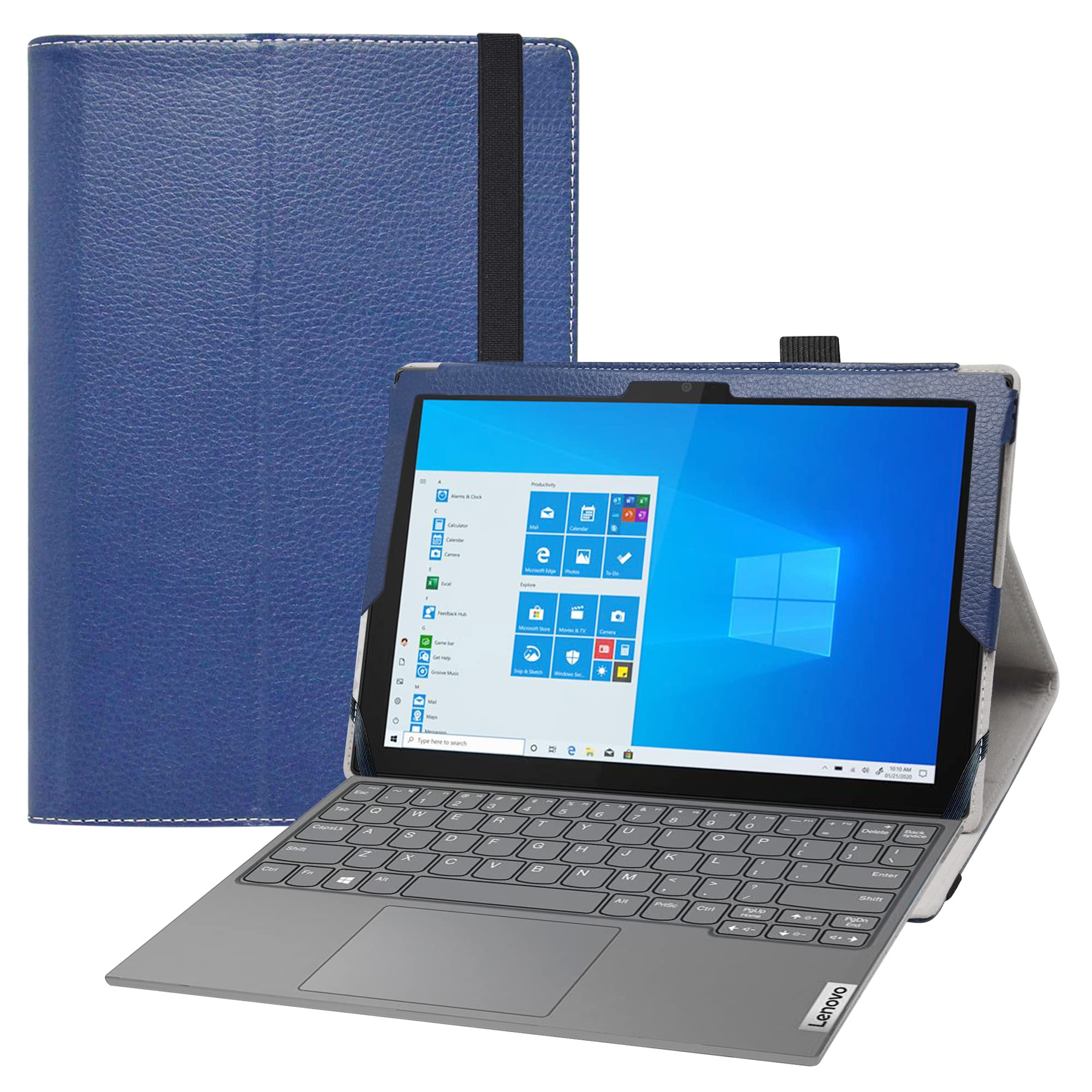Premium PU Leather Folio Case for Lenovo IdeaPad Duet 3i 10.3