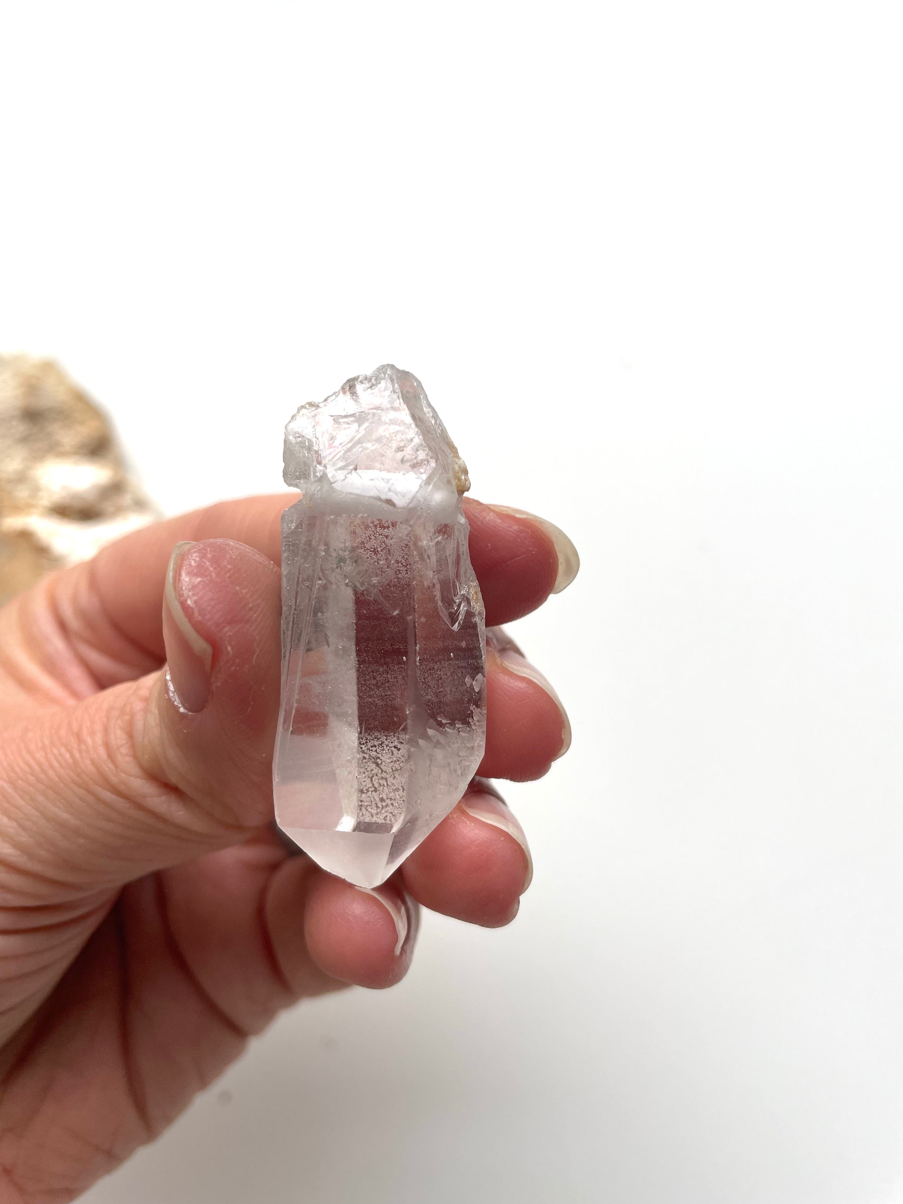 Large Raw Clear Quartz Statement Necklace | Natural Crystal Jewelry for Women | Boho Chic Accessory for Spiritual Healing & Energy Cleansing