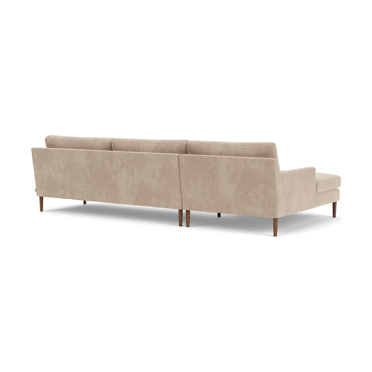 Astha Fabric Left Chaise Sofa - Modern L-Shaped Sectional Couch with Reversible Design for Living Room, Lounge & Home Theater Comfort