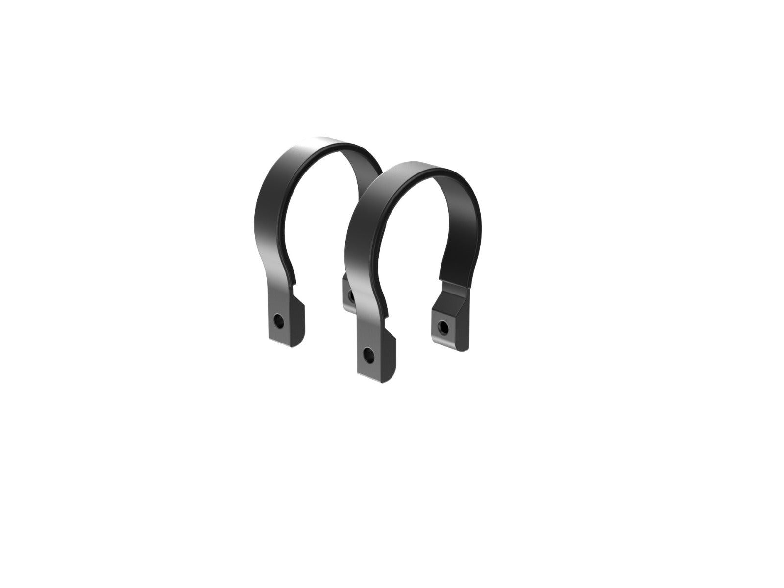 0.75 Inch Black Clamp Ring Set - 4 Pack | Heavy Duty Hose Clamps for Plumbing, Automotive & DIY Projects