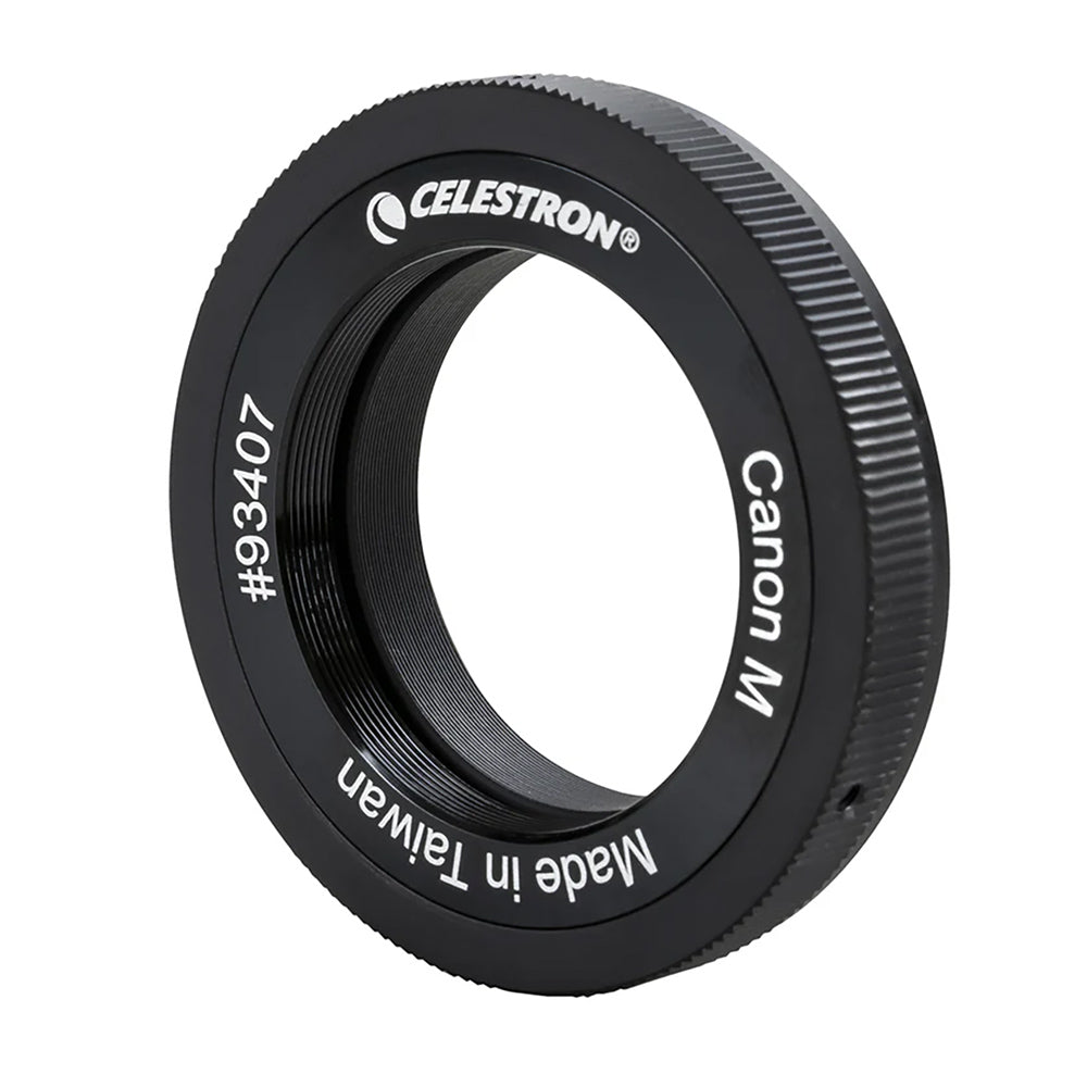Celestron Canon M Mount T-Ring Adapter for Astrophotography - Compatible with Canon EOS M Cameras & Telescopes - Perfect for Stargazing, Moon Photography & Deep Space Imaging