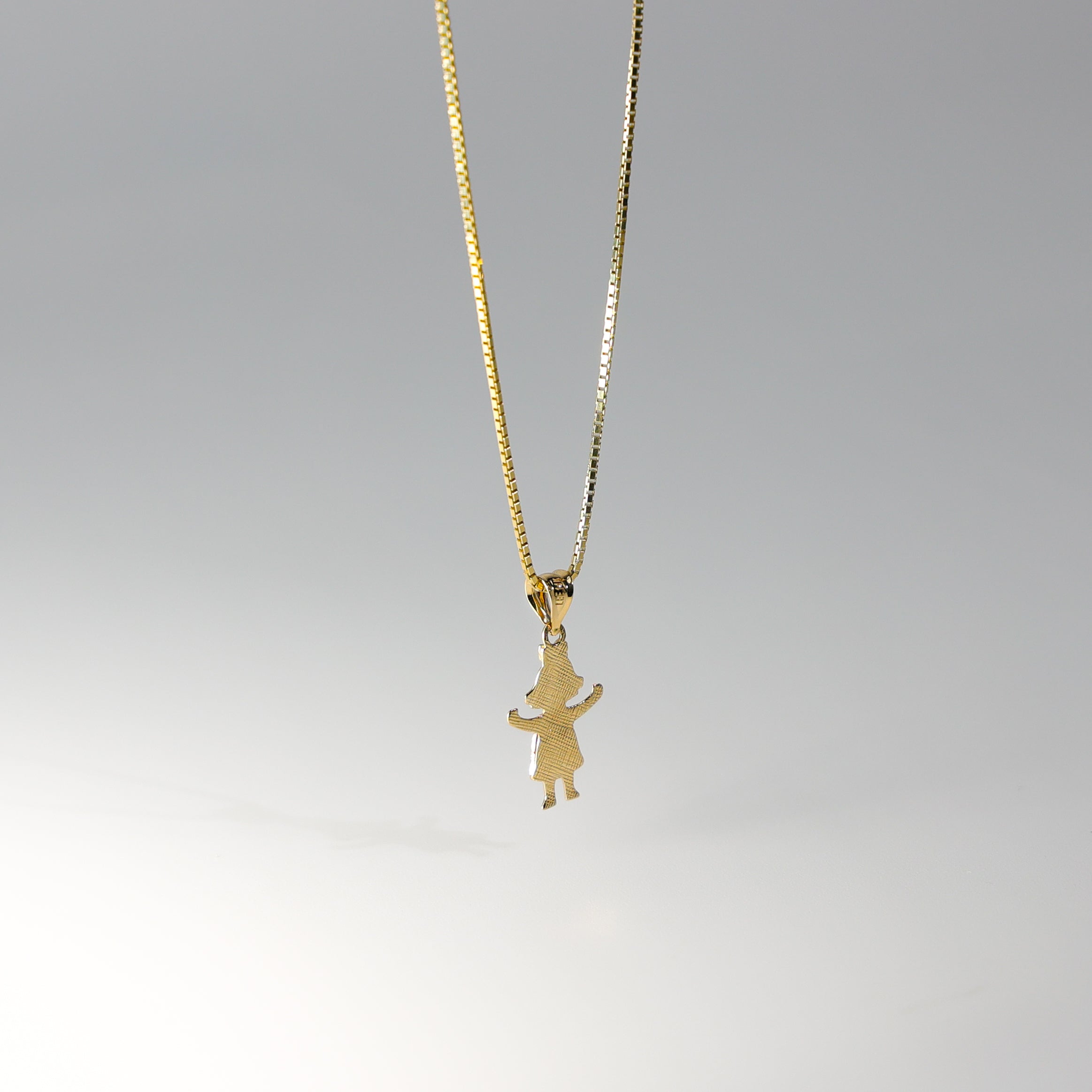 14K Gold Girl Pendant Necklace - Model 2397 | Elegant Jewelry Gift for Women & Girls | Perfect for Birthdays, Anniversaries & Special Occasions