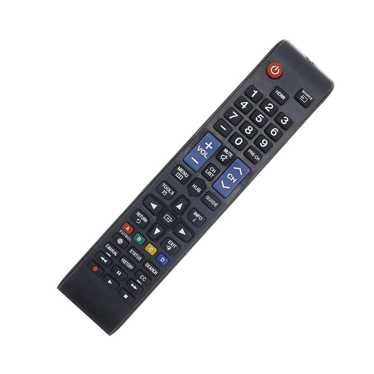 Original Samsung AA59-00809A TV Remote Control Replacement - Compatible with Samsung Smart TVs - Perfect for Home Entertainment & Living Room Use
