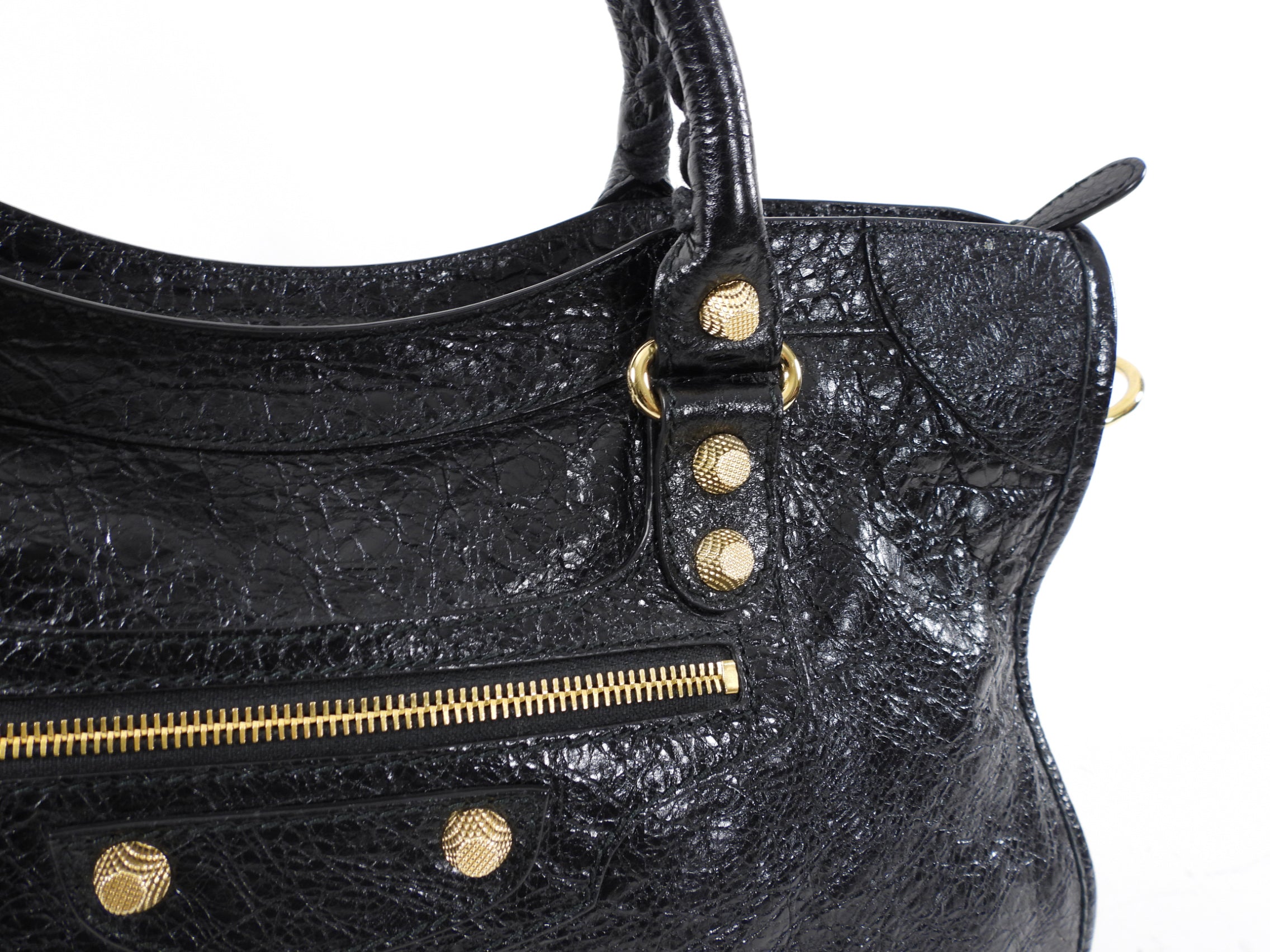 Balenciaga Black Giant 12 Gold Hardware Classic City Bag - Luxury Handbag for Women, Perfect for Work, Travel & Evening Events