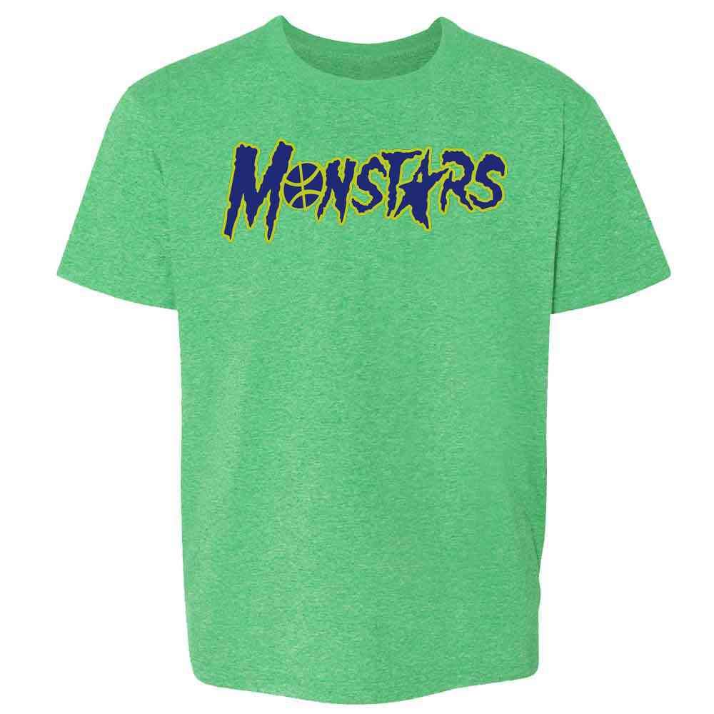 Pop Threads Monstars Basketball Halloween Costume T-Shirt for Kids - Boys & Girls Basketball Party, Halloween Cosplay & Sports Fan Gift