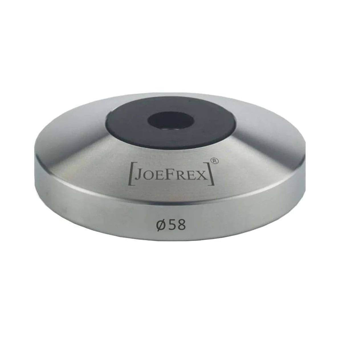 Joe Frex M8 Classic Stainless Steel Tamper Base - 58mm ø - Perfect for Espresso Machine Portafilters & Professional Barista Use
