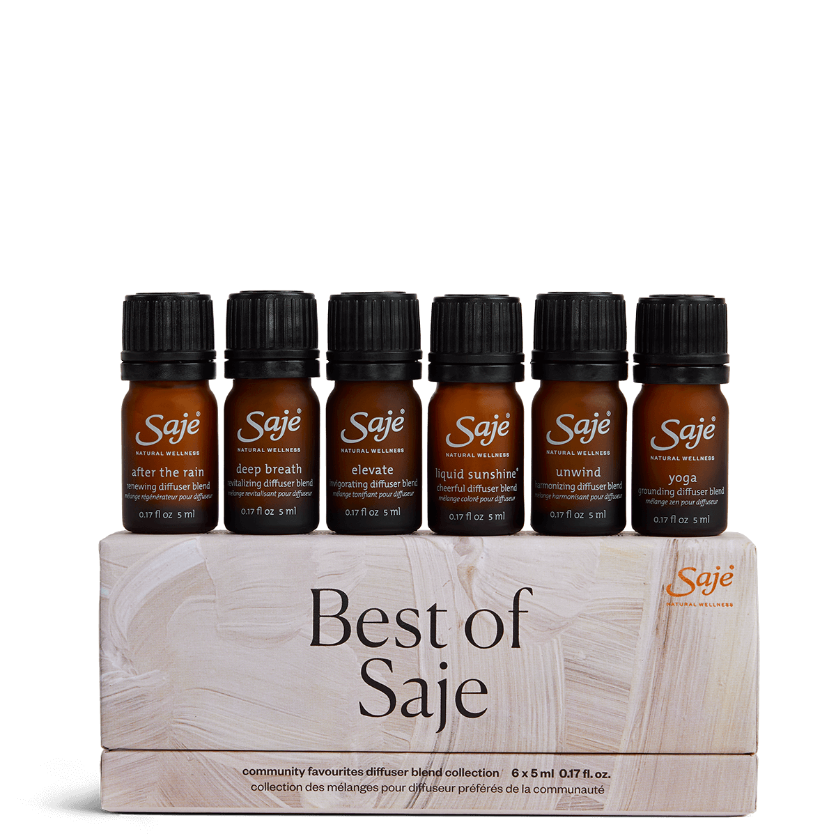Best Saje Community Favorites Essential Oil Diffuser Blend Collection - Relaxation & Aromatherapy for Home & Office