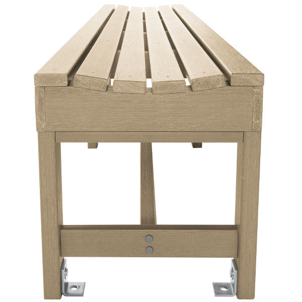 Sequoia Professional 4ft Backless Picnic Bench - Heavy Duty Commercial Grade Outdoor Dining Table for Restaurants, Parks & Backyards
