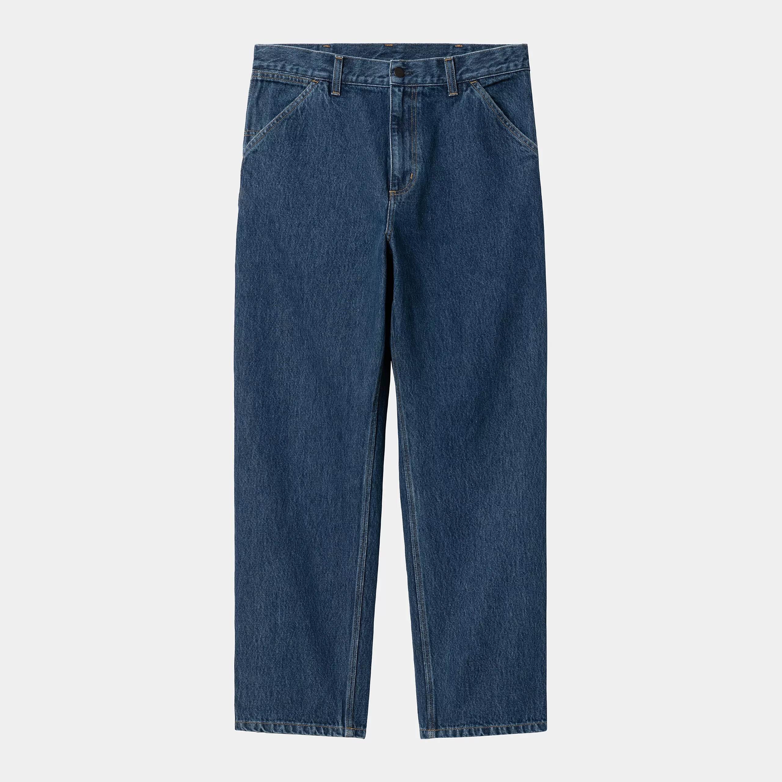 Carhartt FR Signature Denim Dungaree Pants - Flame Resistant Work Pants for Men | Durable & Comfortable for Construction, Welding & Industrial Jobs