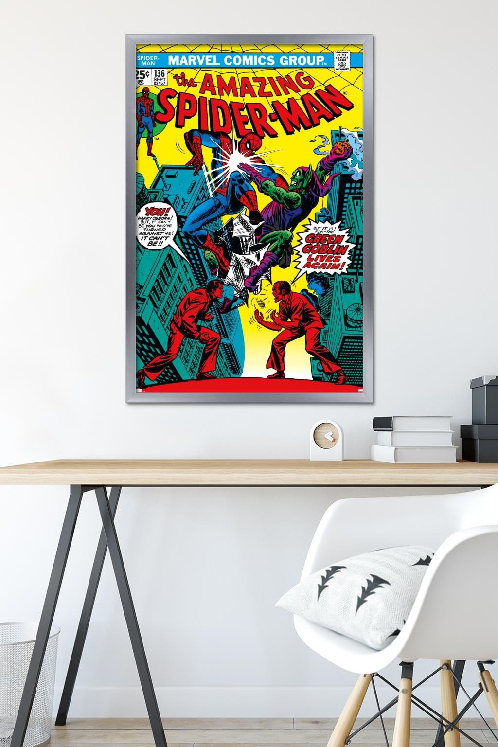 Trends International Marvel Comics Green Goblin - The Amazing Spider-Man #136 Wall Poster, 34