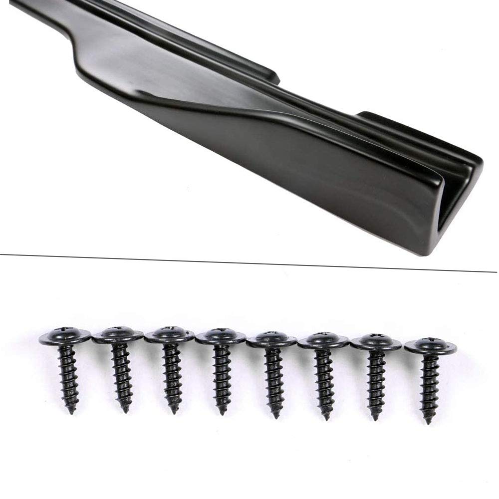 FREEMOTOR802 Compatible With 2015-2023 Dodge Challenger SXT Side Skirts - SXT Style Unpainted Black PP Rocker Panels - Perfect for Car Customization & Body Protection