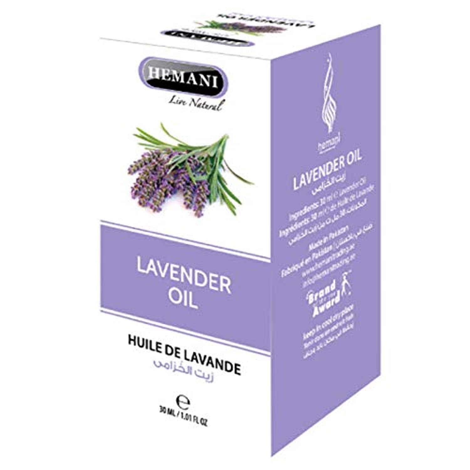 **Hemani Lavender Essential Oil 30ml - 100% Pure & Undiluted, Therapeutic Grade for Relaxation, Stress Relief & Better Sleep | Natural Aromatherapy for Mind & Body | Use in Diffusers, Massage & Skincare**    (Note: This optimized title includes SEO-friendly keywords, translates any Chinese terms, and adds usage scenarios like diffusers, massage, and skincare.)
