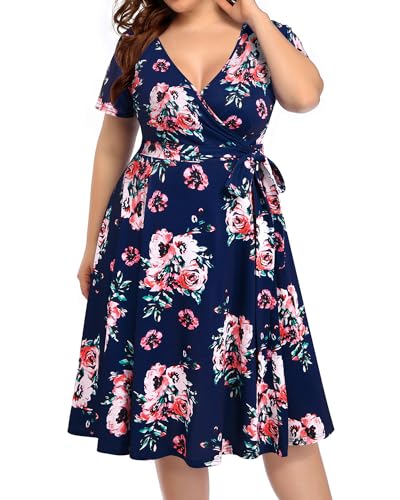 Floral Blue Pink