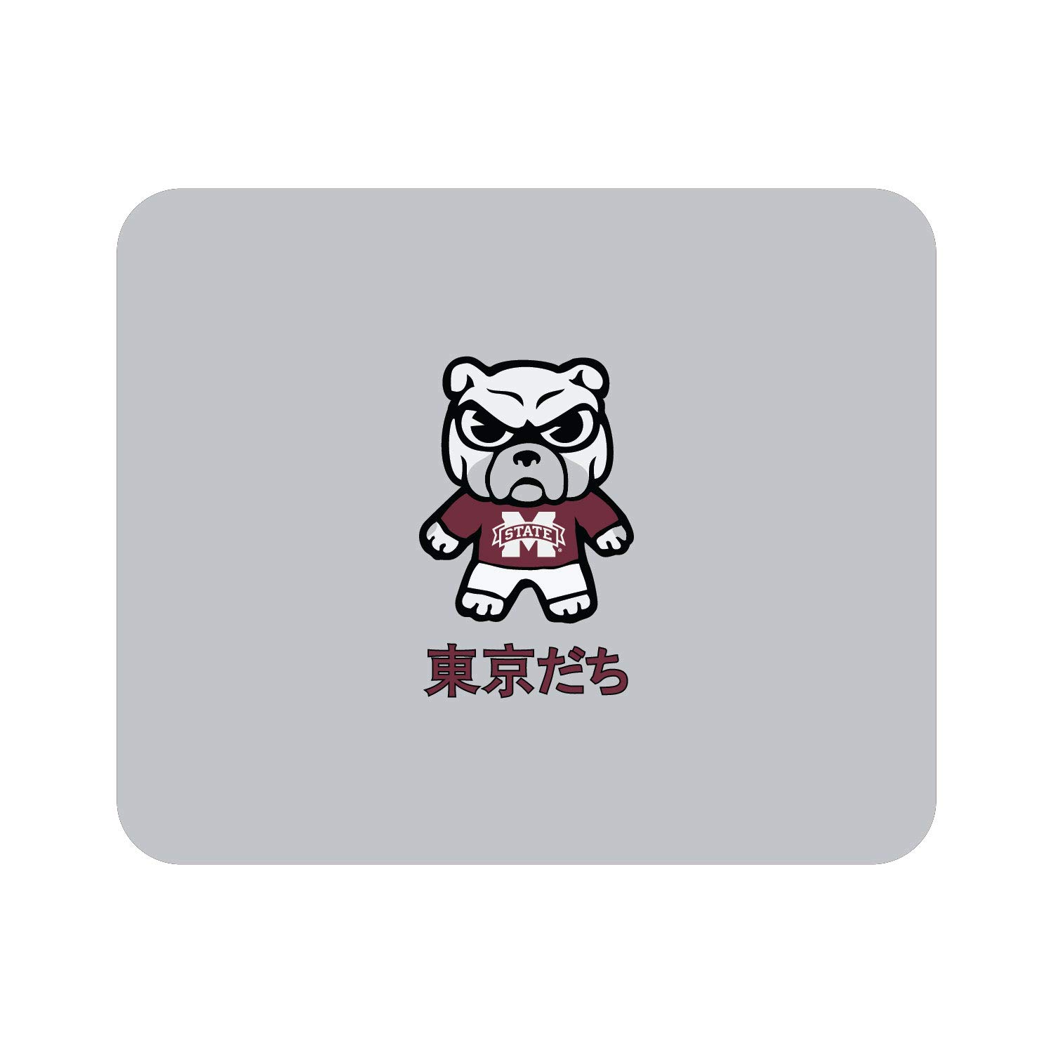 Mississippi State University Fabric Gaming Mouse Pad - Standard Size Desk Accessory for PC, Laptop & Office Use | Tokyodachi Classic 3 Design | Perfect for Work, Gaming & Home Office Setup