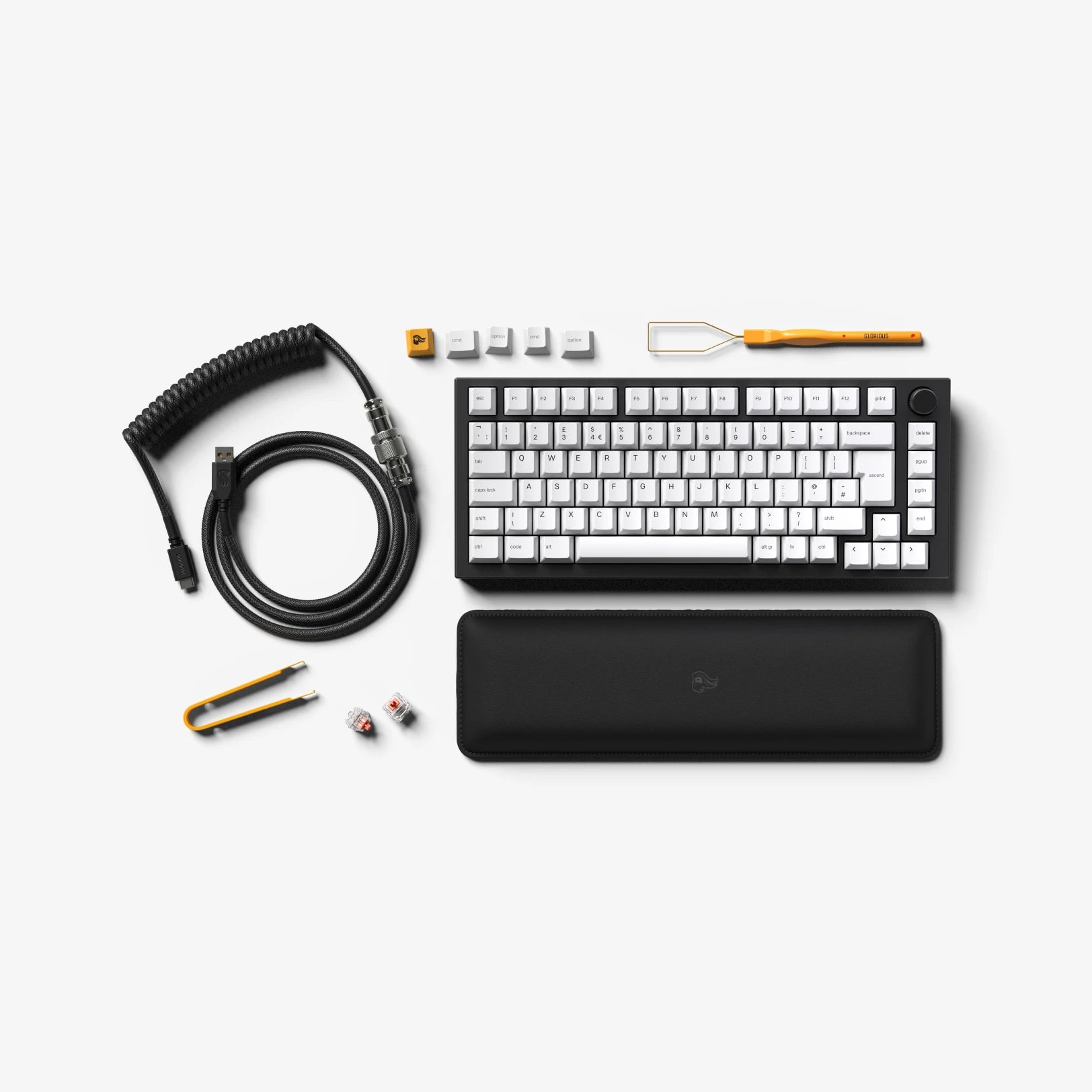 GMMK PRO 75% Mechanical Gaming Keyboard - Hot-Swappable RGB Backlit Wired Keyboard for PC & Mac - Perfect for Gaming, Typing & Office Work