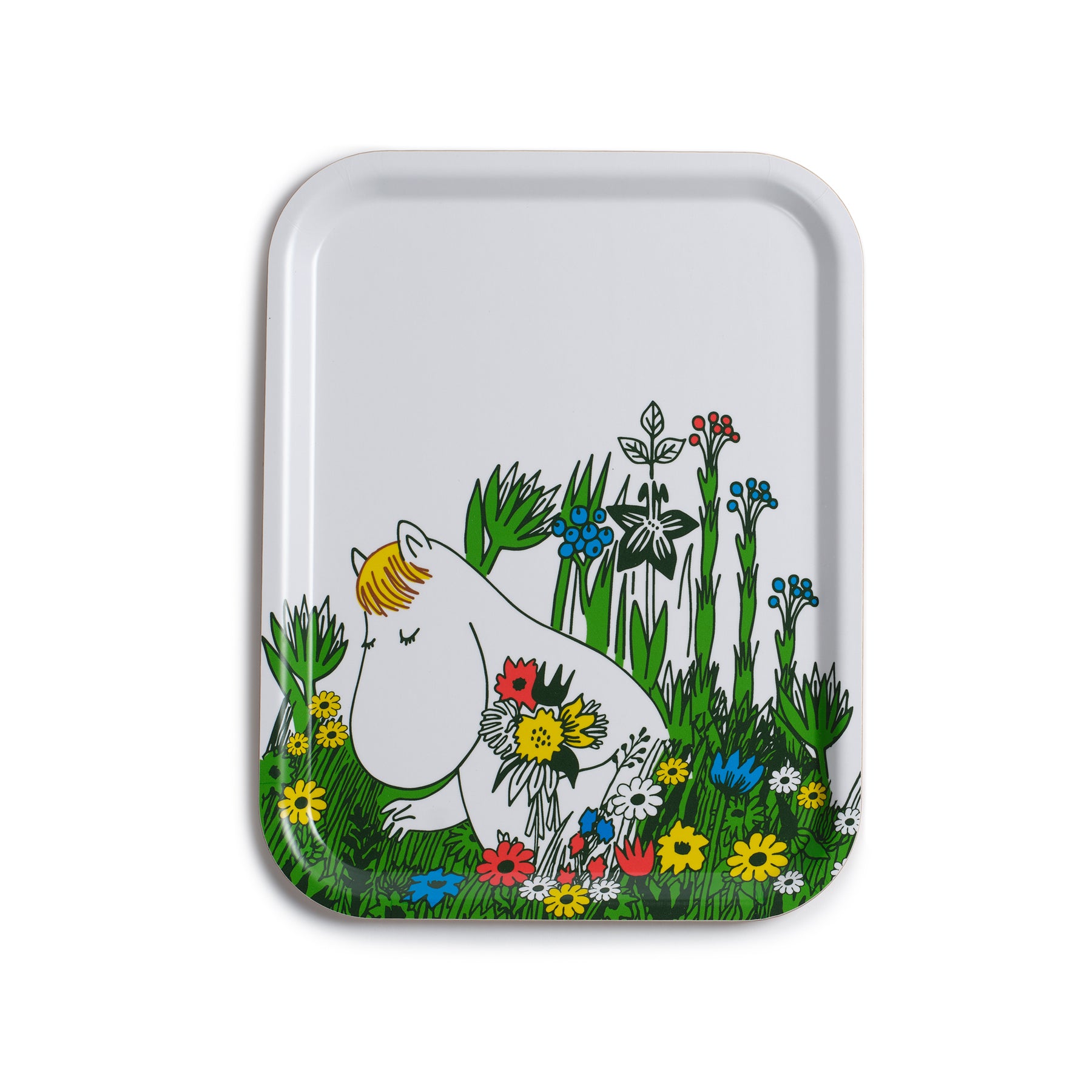Snorkmaiden Summer Rectangular Tray - Stylish Bamboo Serving Tray for Beach Picnics, Poolside Drinks & Home Decor | Perfect for Entertaining, Bathroom Organizer & Coffee Table Decor