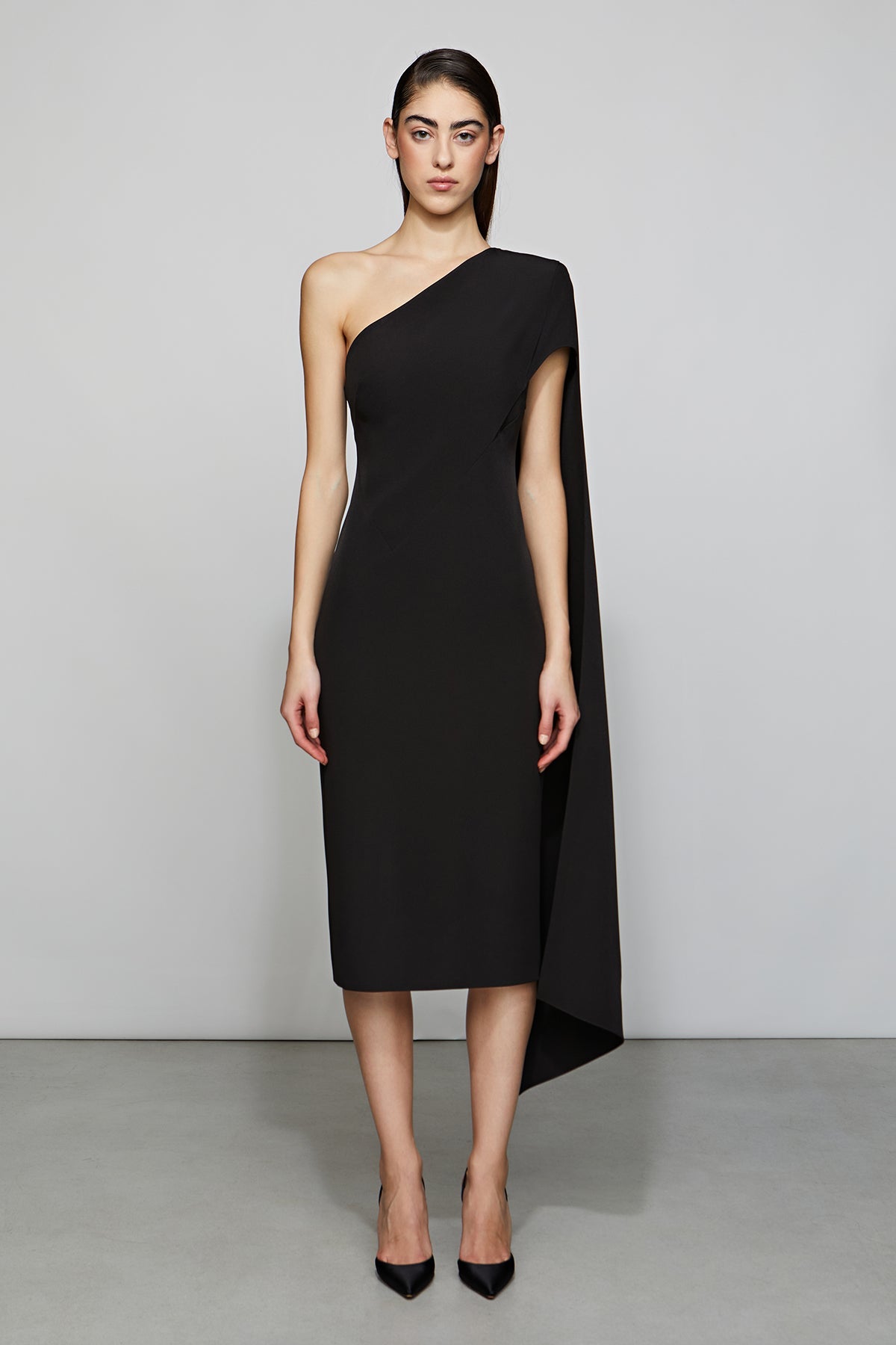 Elegant One Shoulder Dress by Et Ochs Quinn - Perfect for Cocktail Parties, Weddings & Evening Events