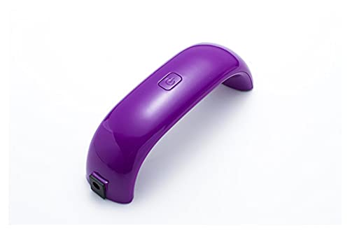 9W Mini USB LED UV Nail Dryer Lamp - Fast Curing for Gel Polish, Manicure & Nail Art | Portable Rainbow Light (Purple) | Perfect for Home, Salon & Travel Nail Care