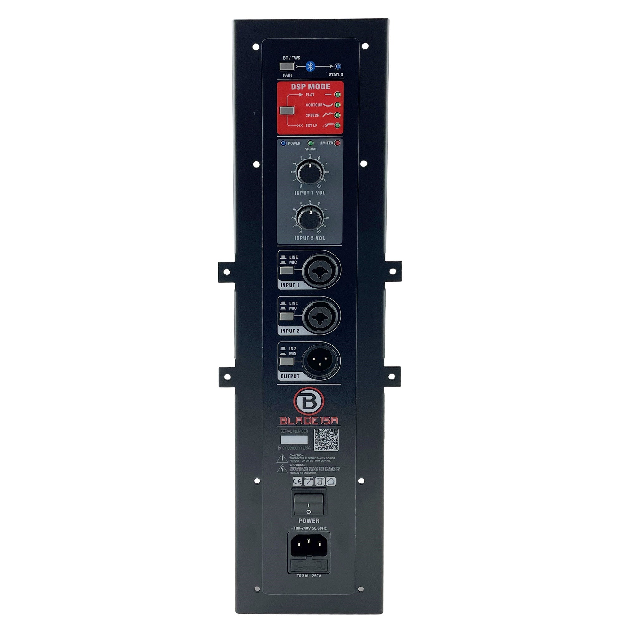 Blastking BLADE15A 15 AMP Power Amplifier - High-Performance Audio Amp for DJs, Live Music & Home Theater Systems