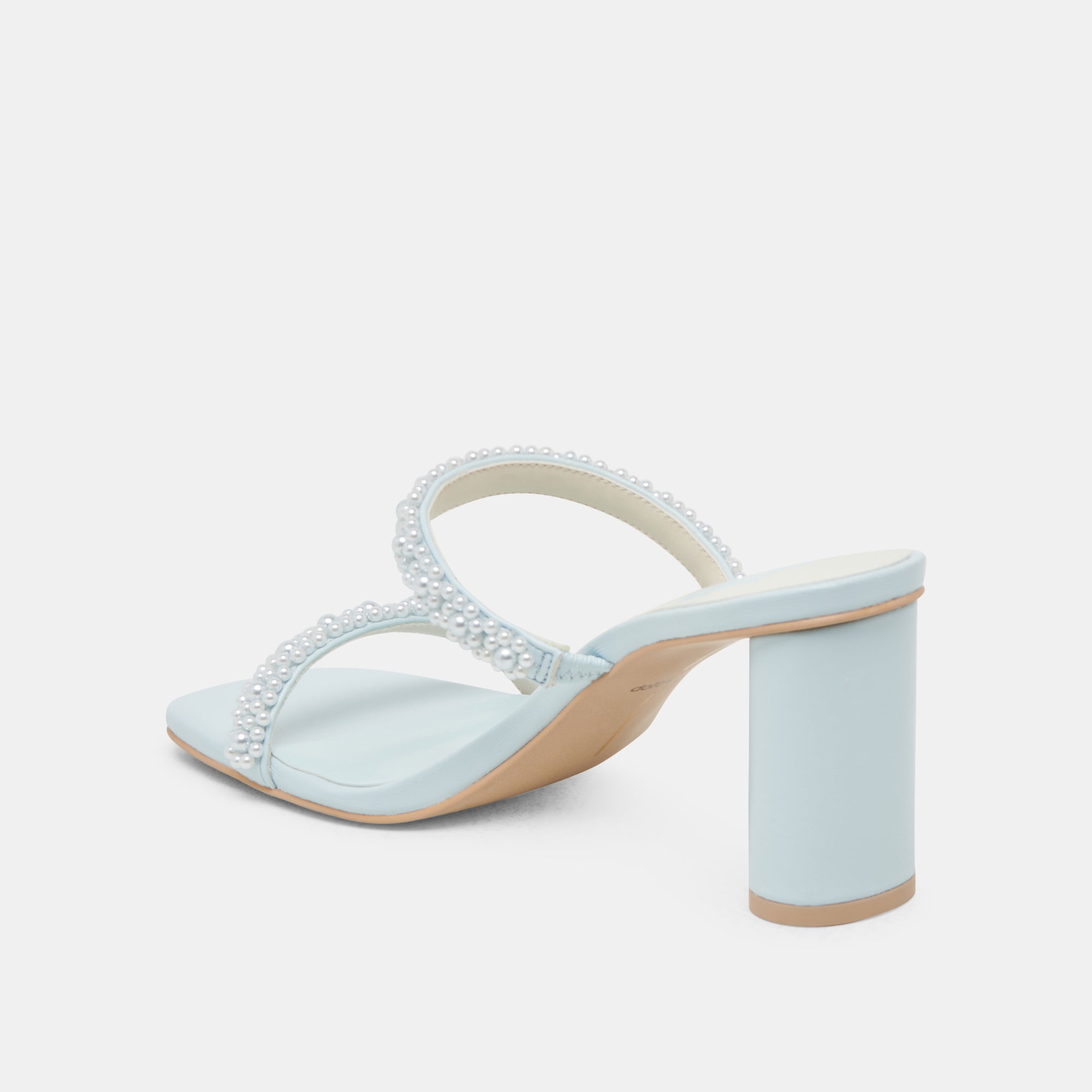NOLAH PEARL HEELS Women's Ice Blue Stiletto Pumps - Perfect for Weddings, Parties & Evening Events