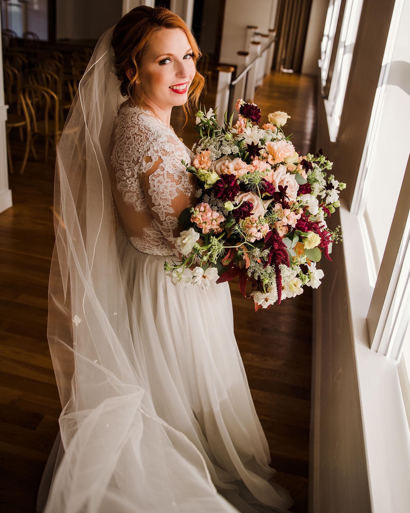 Wtoo Camden 13701 Lace Wedding Dress with Long Sleeves - Elegant A-Line Bridal Gown for Church Ceremony & Formal Wedding Reception
