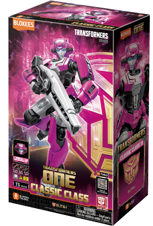 Transformers Classic Class #13 Elita 1 Model Kit - Transformers One Collectible Action Figure for Fans & Collectors - Perfect for Display, Gifts, and Cosplay