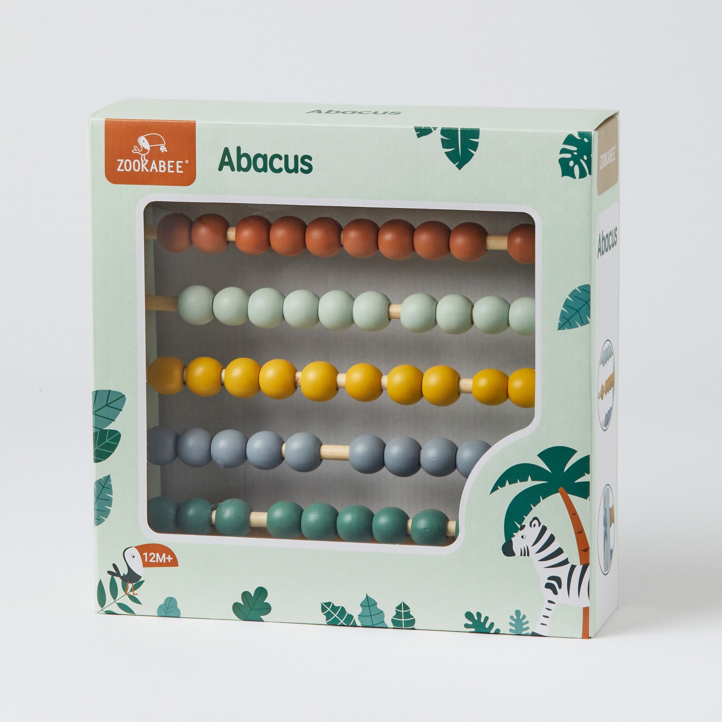 Zookabee Abacus - Premium Wooden Counting Tool for Kids & Adults | Perfect for Math Learning, Classroom Teaching & Home Education