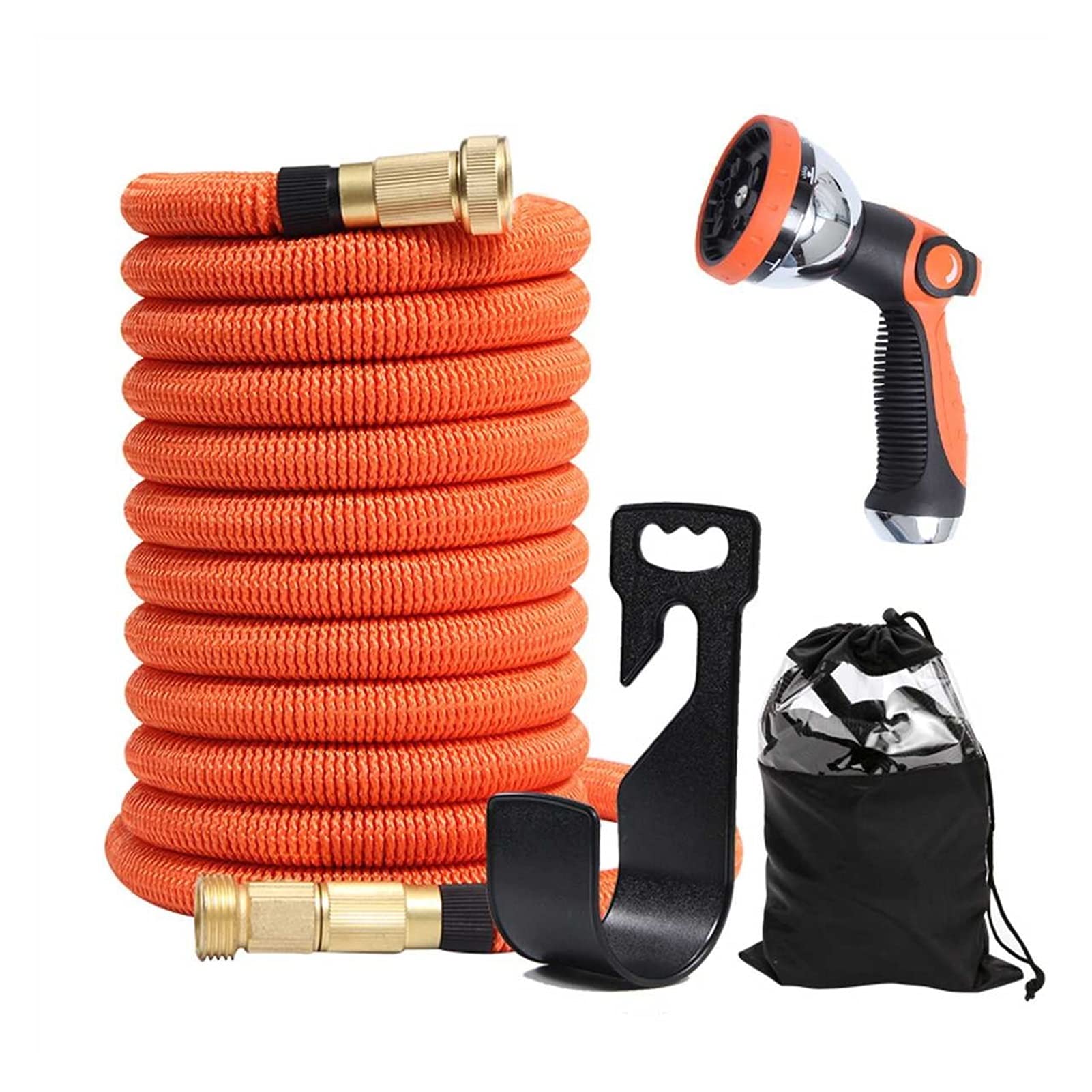 **Expandable Magic Garden Hose 25ft-100ft, Flexible Water Hose with 10 Spray Patterns, Heavy Duty for Car Washing, Lawn Watering & Outdoor Cleaning (100ft/30m Extended Length) – Perfect for Gardening, Washing Cars & Outdoor Activities**