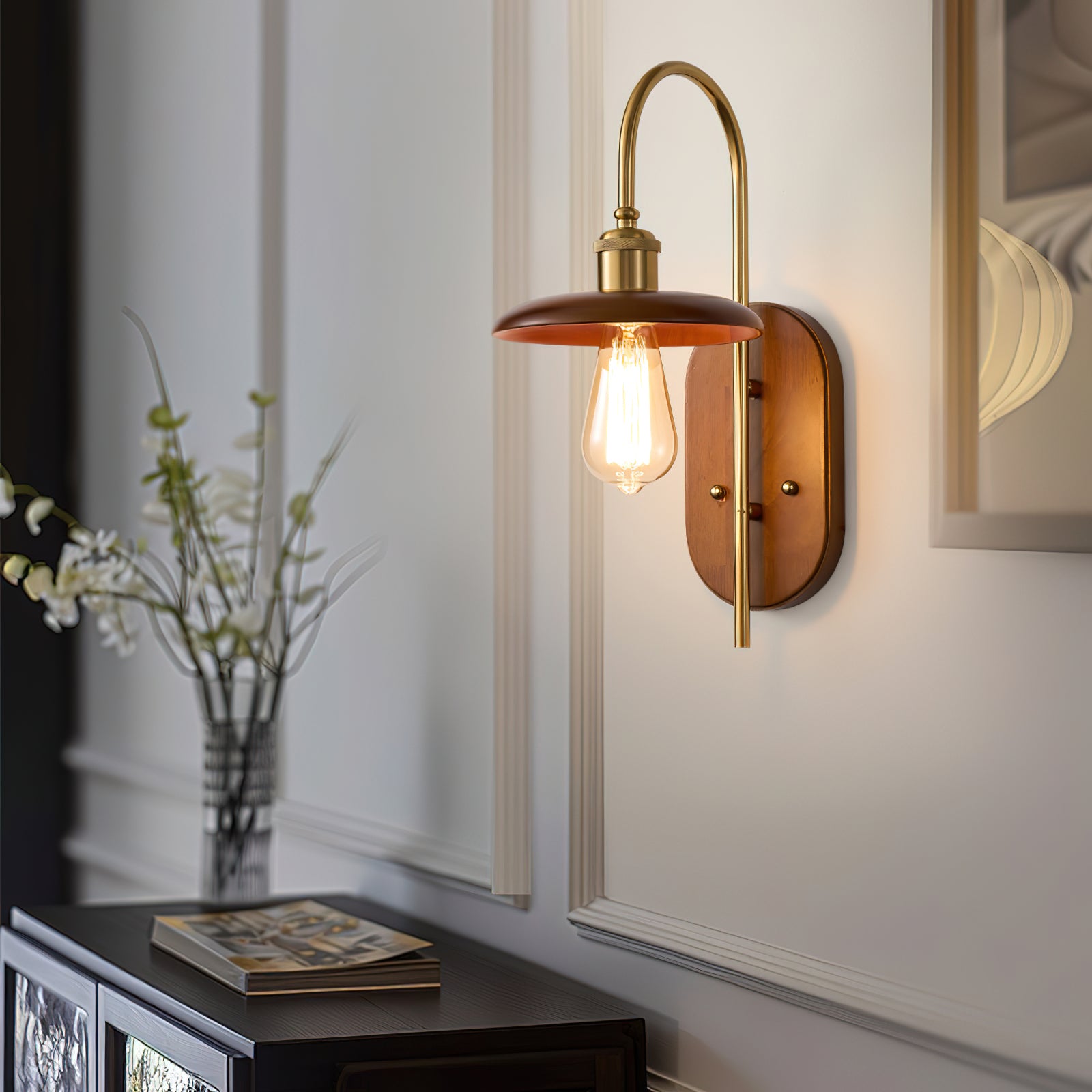 Modern Rafi Wall Light - Sleek LED Sconce for Bedroom, Living Room & Hallway - Energy Efficient Indoor Lighting Fixture