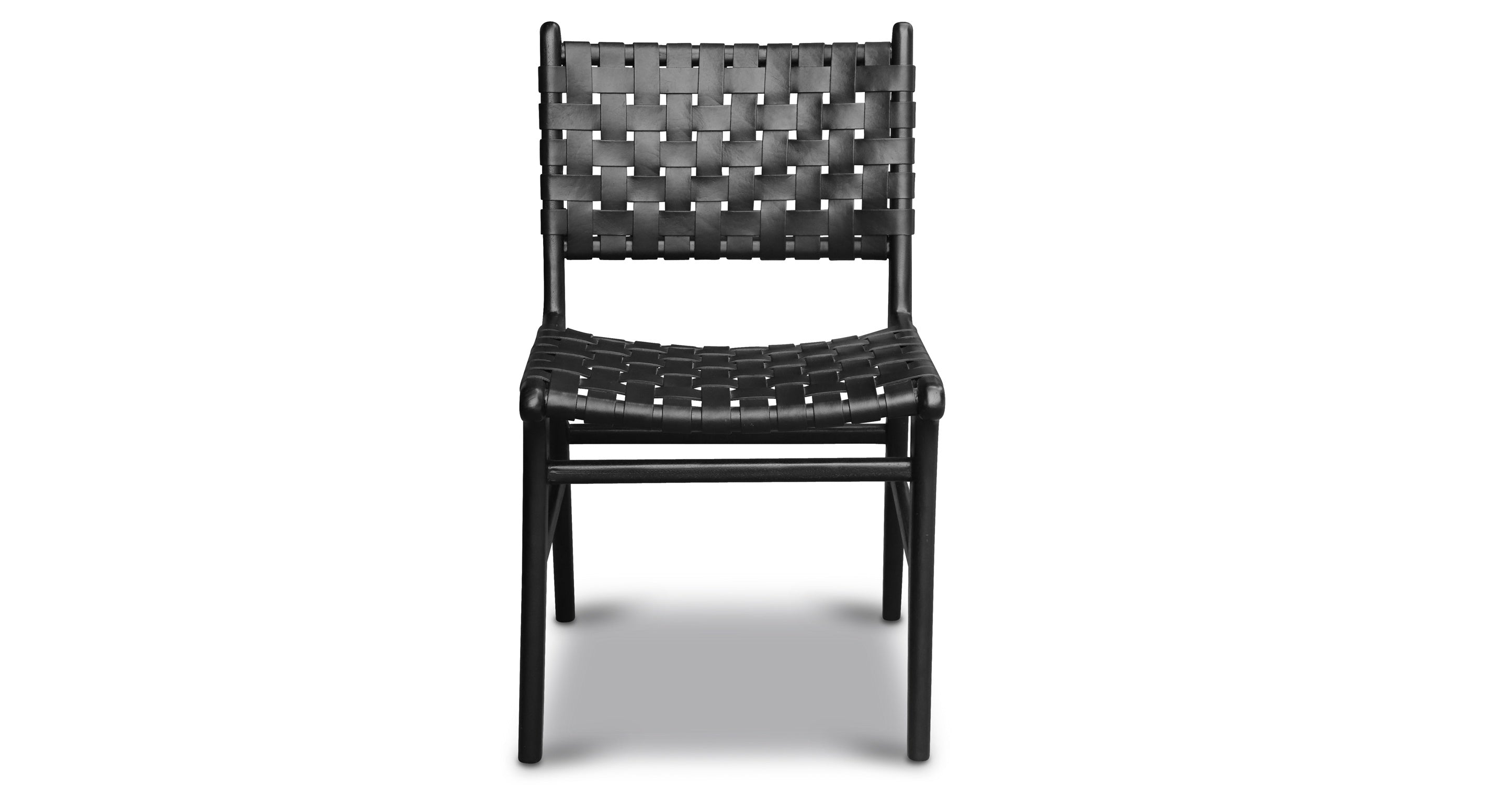 Premium Teak & Leather Dining Chair - Handcrafted Solid Wood & Genuine Leather - Perfect for Dining Room, Kitchen, or Restaurant Use