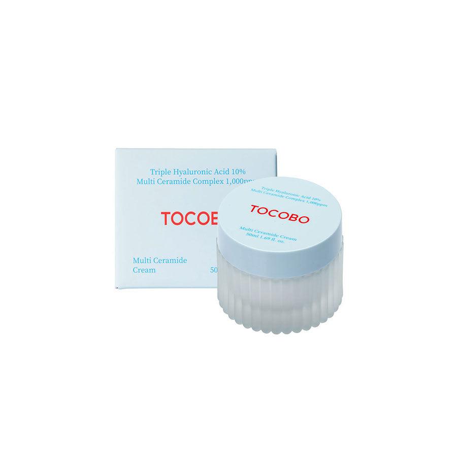 TOCOBO Multi Ceramide Cream 50ml - Intense Hydration Face Moisturizer for Dry & Sensitive Skin | Deep Nourishing & Repairing Ceramide Cream | Day & Night Skincare Routine