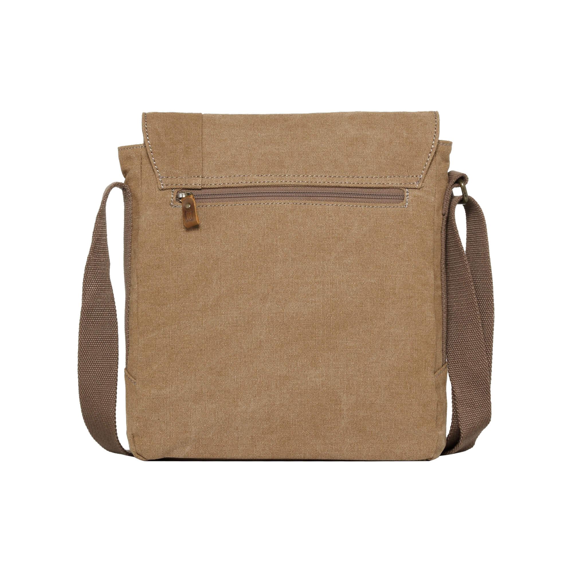 TRP0219 Troop London Classic Canvas Crossbody Bag - Stylish & Durable for Travel, Work & Everyday Use