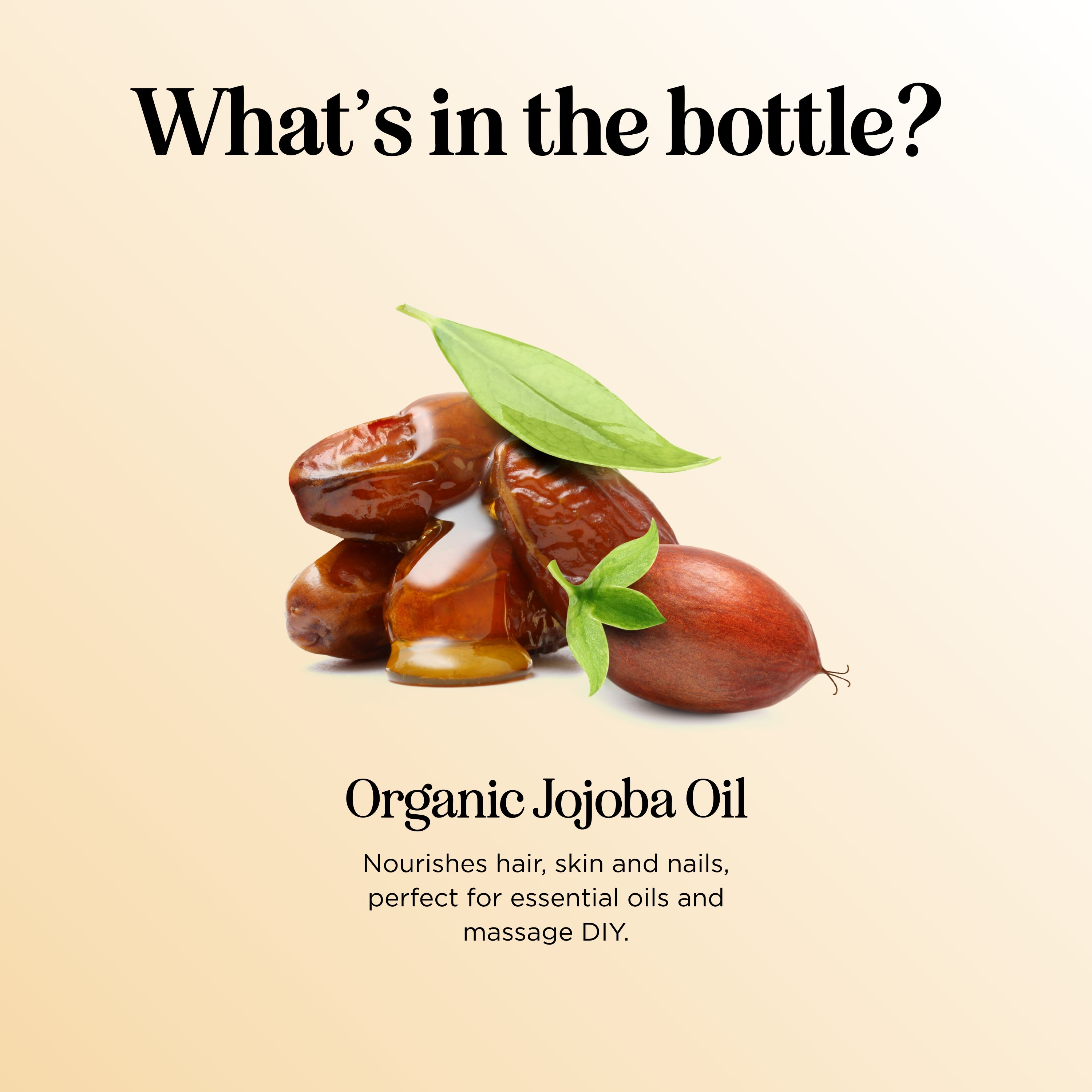 Pure Organic Jojoba Oil for Hair & Skin - 100% Natural Cold Pressed Moisturizer - Perfect for Face, Body & Scalp Care - Hydrating & Nourishing Treatment for Dry Skin & Hair Growth