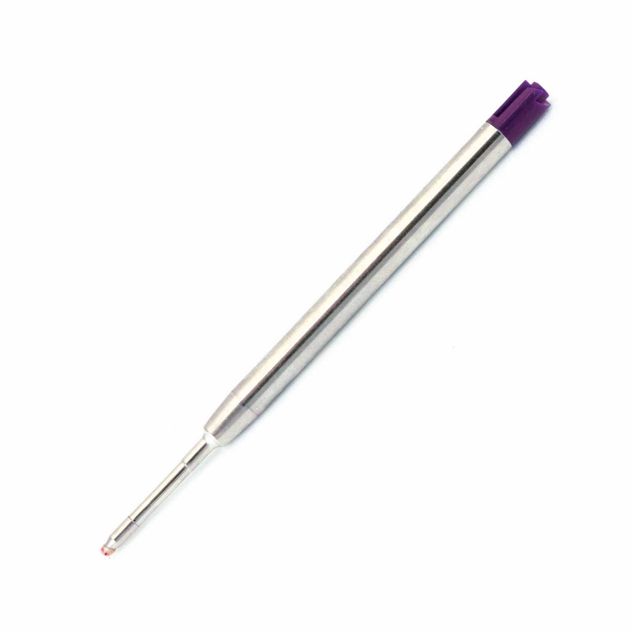 Monteverde Soft Ballpoint Refill - Medium Point Purple Ink - Compatible with Parker Pens - Smooth Writing for Office, School & Everyday Use