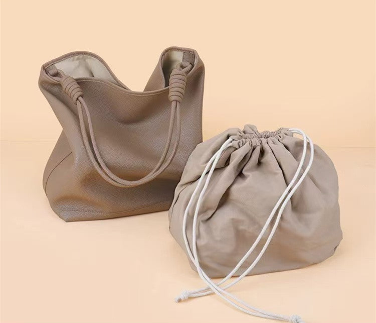 Stylish Soft Bucket Handbag for Women - Fashionable & Lightweight Shoulder Bag - Perfect for Work, Travel & Everyday Use