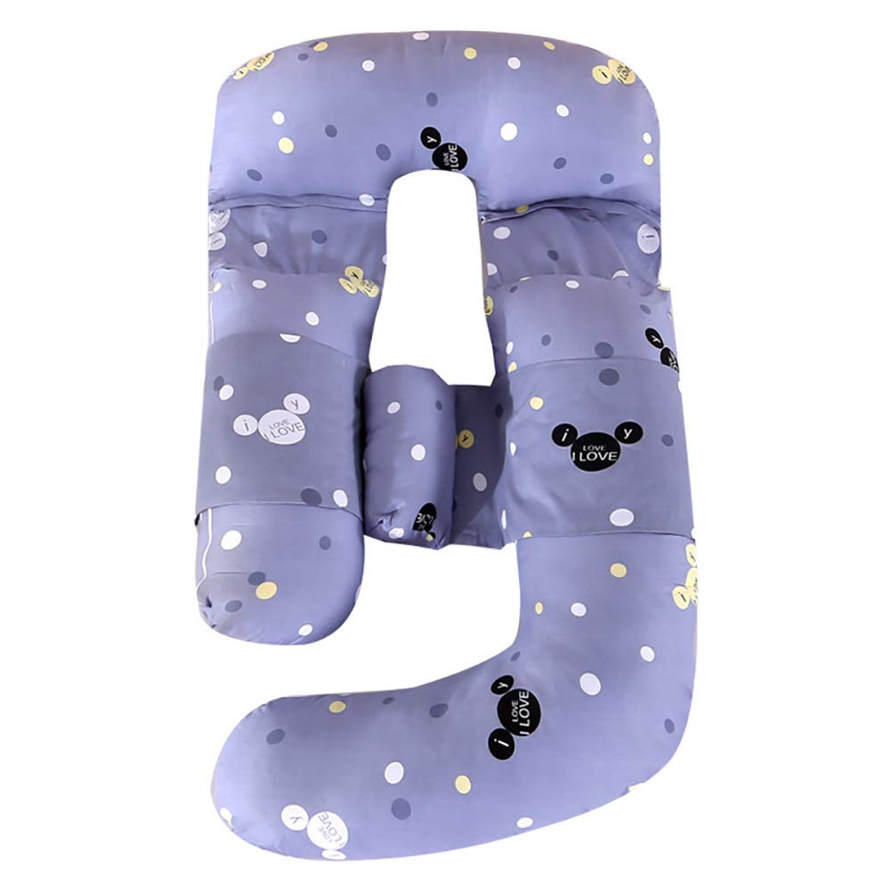 **G-Shaped Full Body Pregnancy Pillow for Pregnant Women – Multifunctional Maternity Support for Back, Belly & Hips | Adjustable Nursing Pillow for Breastfeeding & Side Sleeping | Purple (Perfect for Comfort During Pregnancy & Postpartum Recovery)**