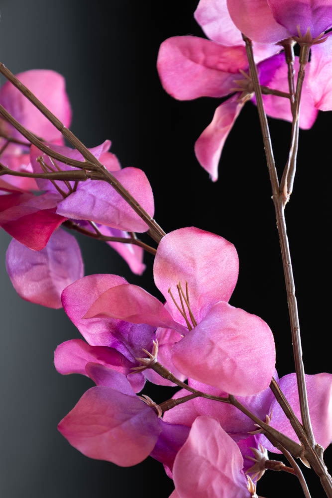 Artificial Fuchsia Pink Blossom Flower Stems - 12 Pack Realistic Fake Floral Stems for Home Decor, Wedding Centerpieces, DIY Crafts, and Party Arrangements