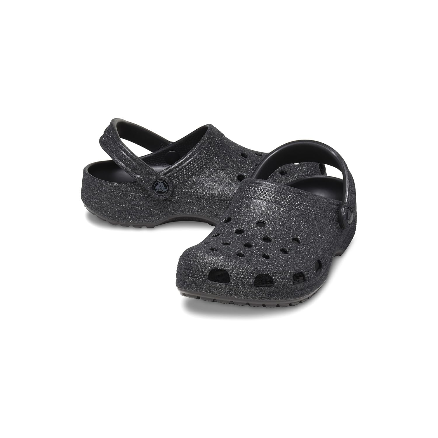 Crocs Unisex Adult Classic Glitter Clog | Comfortable Slip-On Shoes for Men & Women | Perfect for Beach, Pool, Garden & Casual Wear